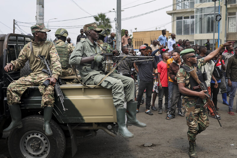 Soldados de las fuerzas del M23 en el Congo. Imagen de AFP