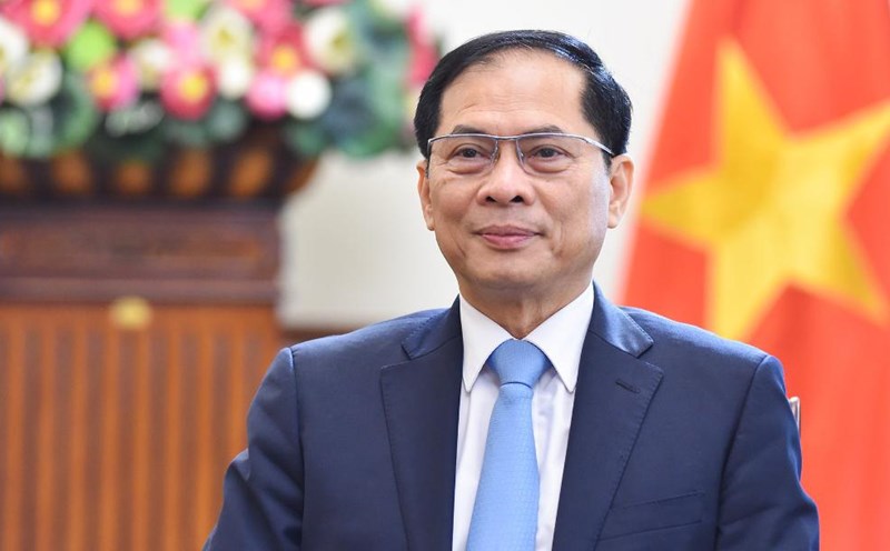 Deputy Prime Minister, Foreign Minister Bui Thanh Son said that China has achieved great strides in the field of science and technology. Photo: Ministry of Foreign Affairs