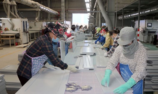 Số lao động tham gia làm việc trong các khu công nghiệp trên địa bàn tỉnh Yên Bái tăng cao. Ảnh: Thanh Chi