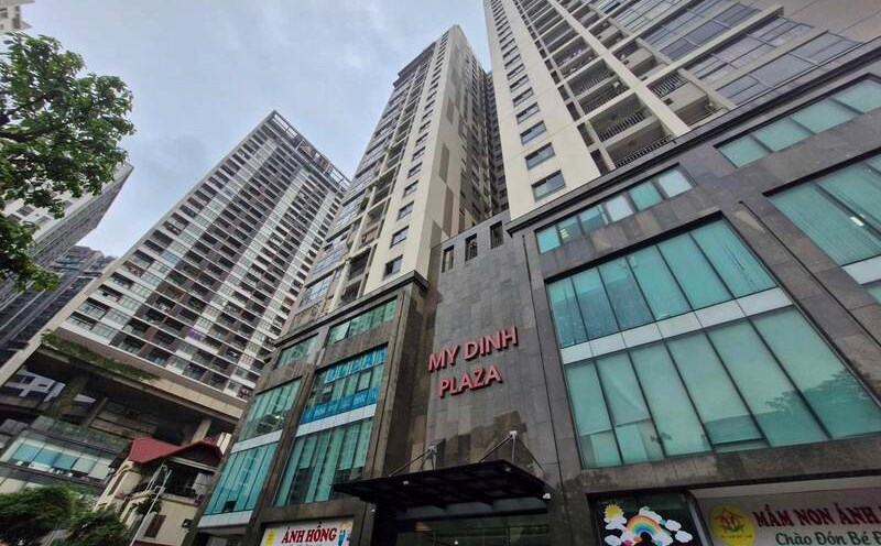 A corner of My Dinh Plaza apartment building (Nam Tu Liem district, Hanoi). Photo: Thu Giang