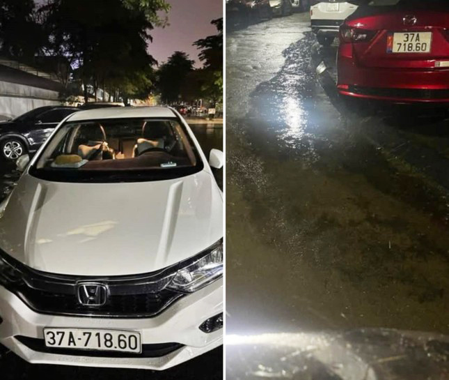 La imagen de dos autos diferentes que transportaban la misma placa 37A-718.60 se estaciono mas cerca entre si en el area del apartamento en la ciudad de Ho Chi Minh. Vinh hizo que el publico revolviera. Foto: NGOC ANH