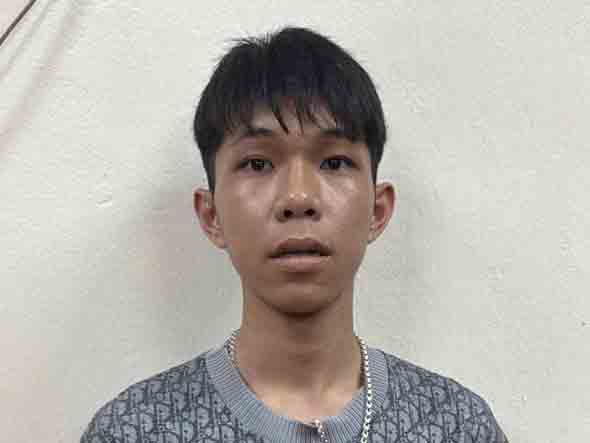 Phan Trung Hiếu - đối tượng gây ra 3 vụ cướp tiệm vàng ở Hà Nội. Ảnh: Công an TP Hà Nội 