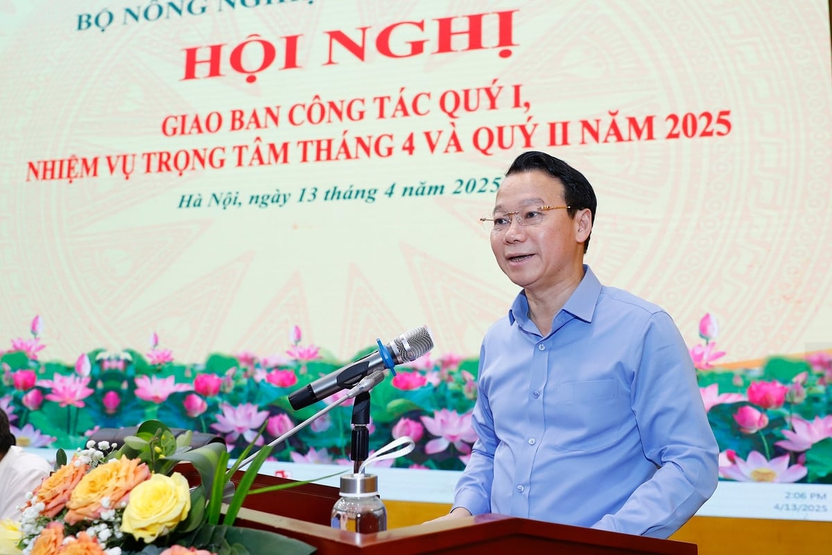 El Ministro de Agricultura y Medio Ambiente, DUC Duy enfatizo el objetivo de eliminar las tarjetas amarillas de IUU en el cuarto trimestre. Foto: Khuong Trung.