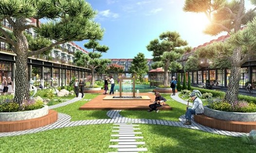 Phối cảnh khu đô thị sinh thái Hồng Hạc tại TX Thuận Thành (Bắc Ninh). Ảnh: Chủ đầu tư