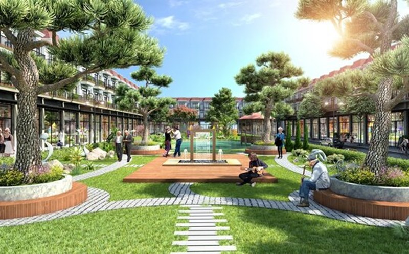 Perspective of Hong Hac ecological urban area in Thuan Thanh Town (Bac Ninh). Photo: Investor