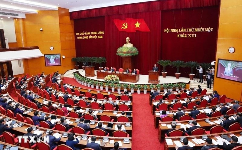 The Central Executive Committee agreed on the number of provincial administrative units after the merger of 34 provinces and cities (28 provinces and 6 cities directly under the Central Government). Photo: TTTXVN