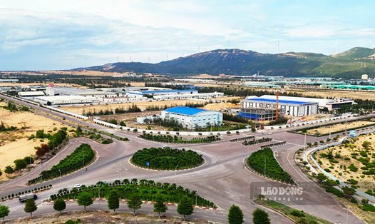 Khu kinh tế Nhơn Hội - nơi tỉnh Bình Định đề xuất xây dựng khu hành chính mới. Ảnh: Tuệ An