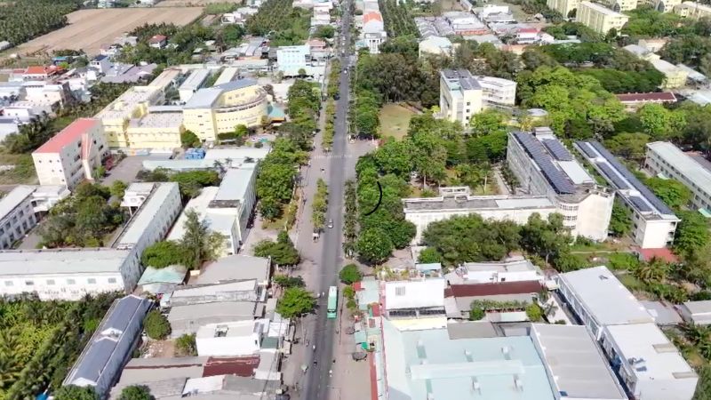 Tra Vinh lleva el nombre de 1 barrio despues de la fusion. Foto: Hoang loc