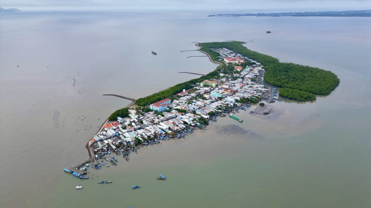 Xa dao Thanh An, huyen Can Gio duoc de xuat giu nguyen thanh mot don vi hanh chinh cap xa. Anh: Anh Tu