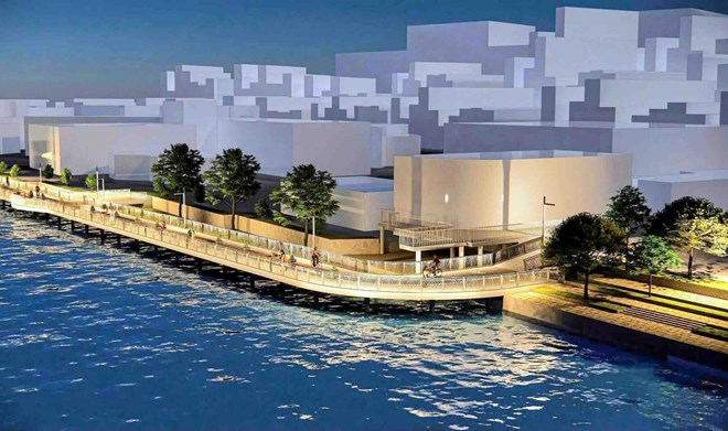 Huế làm đường đi bộ mới khi dự án cũ vẫn chưa làm xong