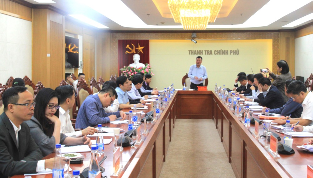 The Government Inspector General was assigned on behalf of the Government to sign a report on the Draft Law on Inspection (amended) submitted to the National Assembly. In the photo, the Government Inspectorate responded in April. Photo: Government Inspectorate