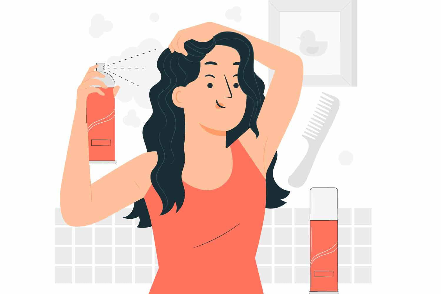 For busy people or lazy to wash their hair regularly, there is a simple but effective solution to keep hair clean, fragrant and sticky. Graphics: Cat Tien