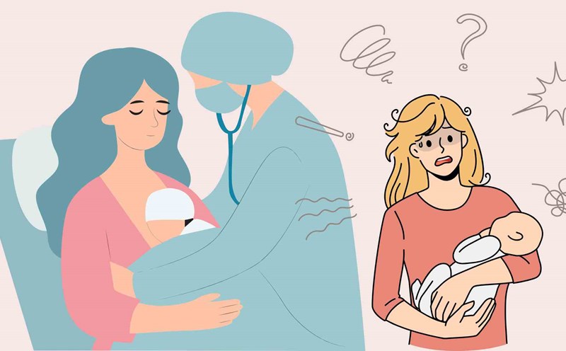 The restoration of postpartum health requires patience and careful care, including diet, rest and healthy habits. Graphic photo: Hoang Loc