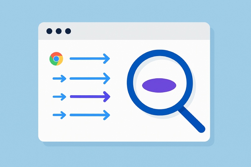 Google corrige una vulnerabilidad de seguridad que ha existido durante años en el navegador Chrome. Ilustracion creada por una IA