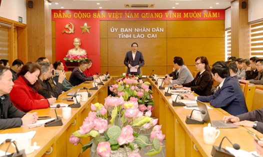 Lao Cai sẽ tiến hành đánh giá, phân loại cán bộ để tinh giản, phục vụ quá trình sáp nhập. Ảnh: Cổng thông tin Lào Cai