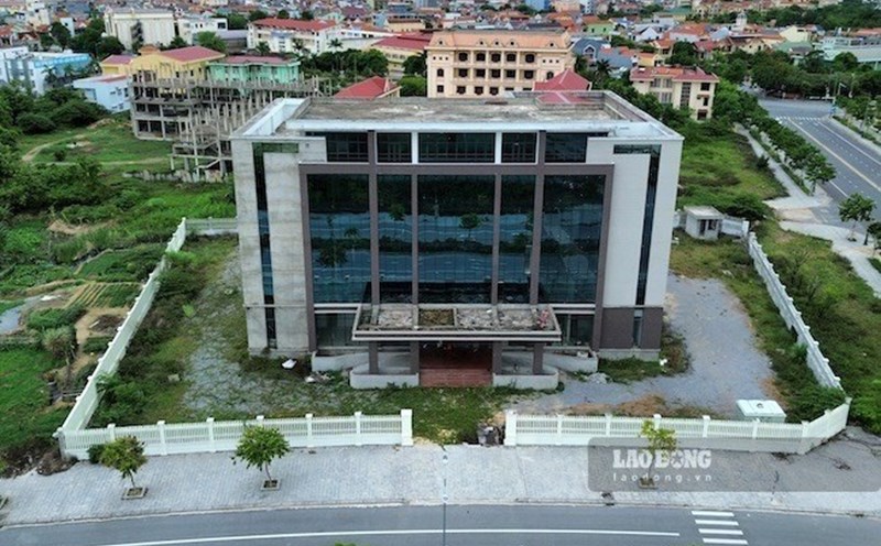 Quang Binh Health Communication - Health Center project has been invested 49.3 billion dong for more than 7 years. Photo: Cong Sang