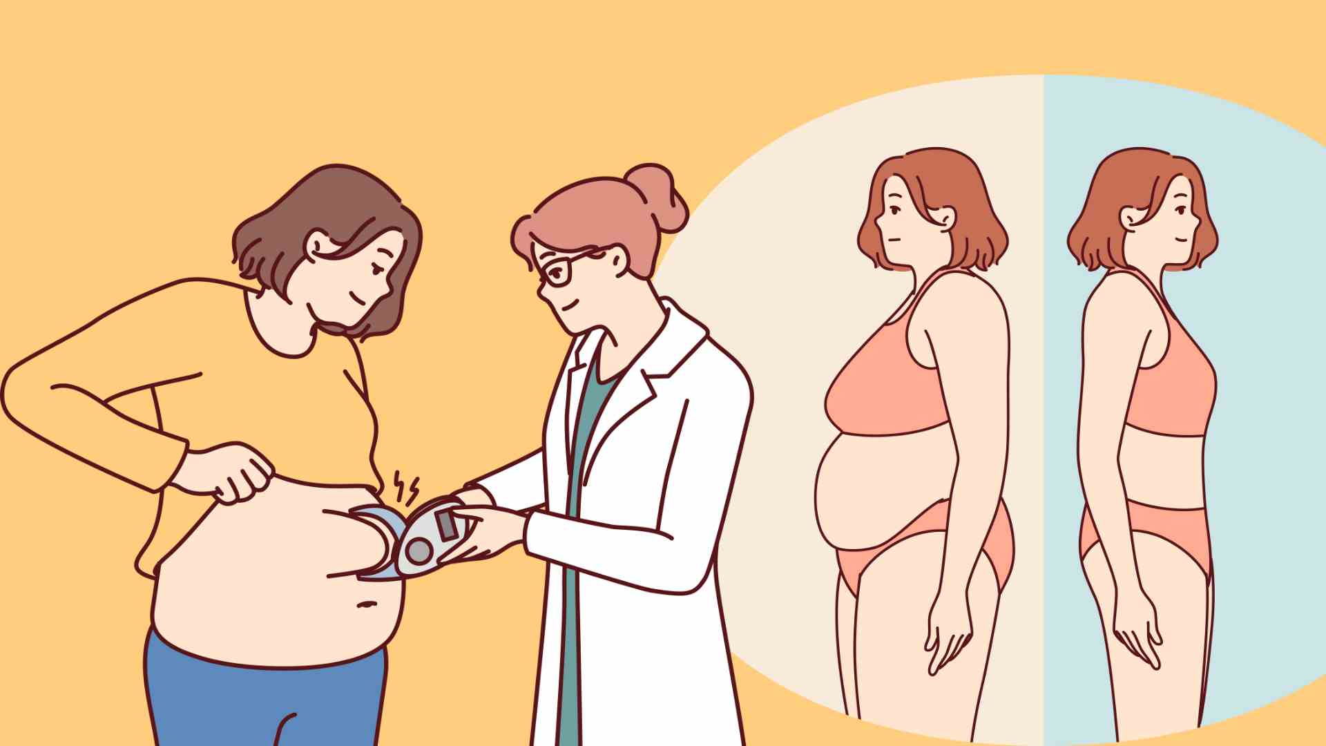 La grasa abdominal no solo afecta a la estetica sino que tambien es un factor de riesgo para enfermedades graves como cardiovasculares, diabetes y hipertension. Imagen de la pelicula