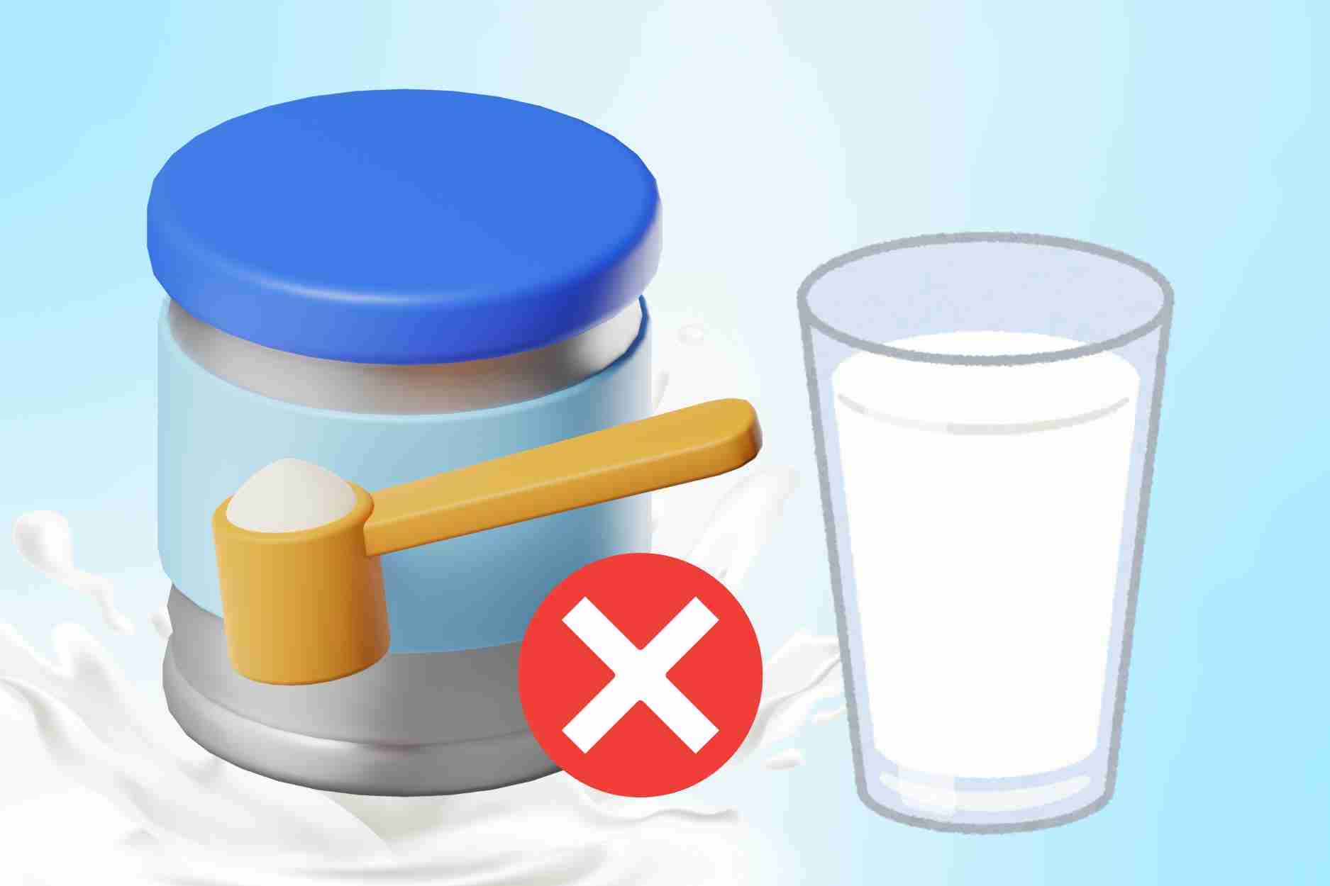 The risk of many serious illnesses when drinking fake milk