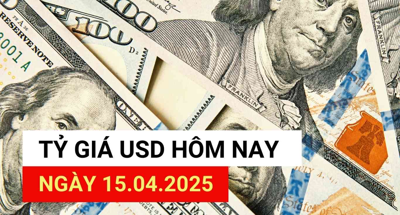 USD exchange rate today 15.4.2025.