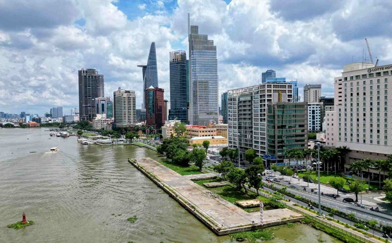 Bach Dang Ben Park area (District 1, Ho Chi Minh City).  Photo: Anh Tu