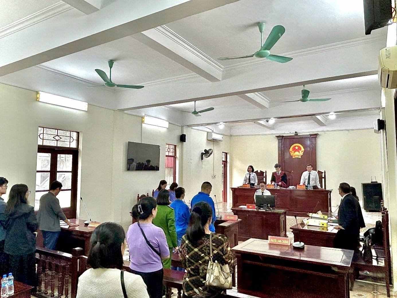 Overview of the trial. Photo: E -portal of Hai Phong People's Procuracy