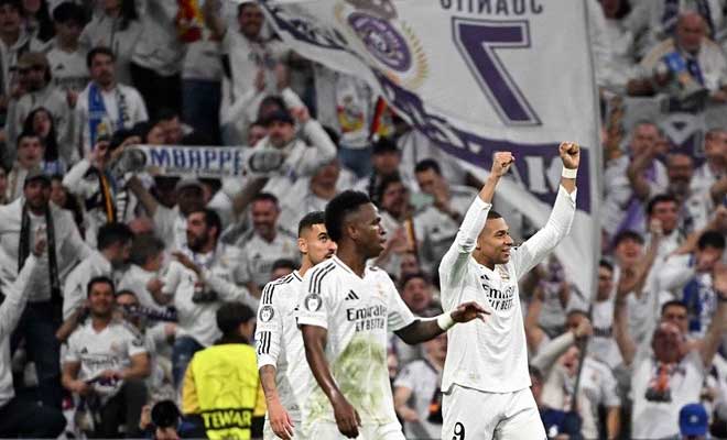 Real Madrid will have some small advantages at the Bernabeu. Photo: AFP