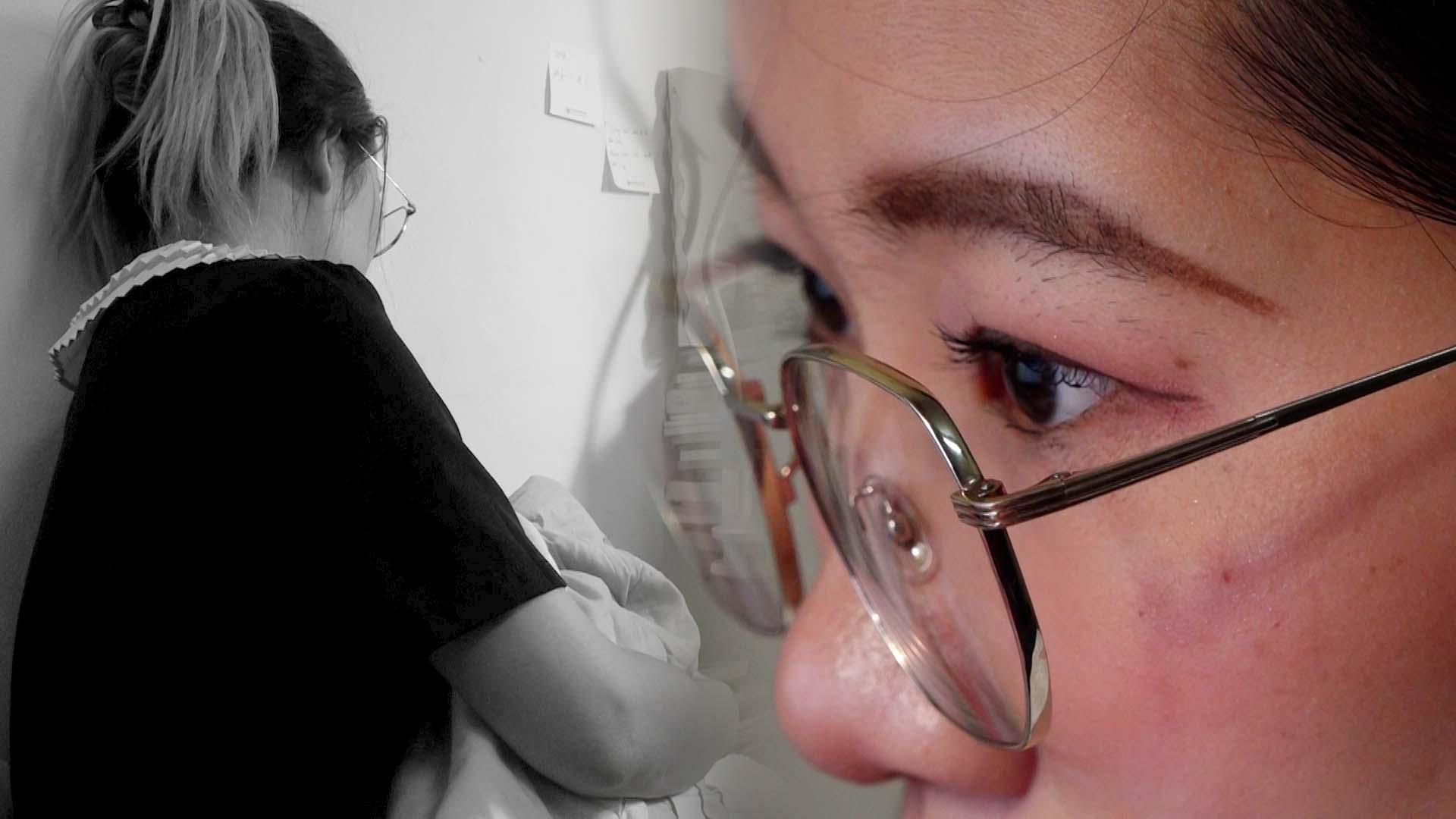 Returning to work right after 1 month of giving birth, Mother diapers exhausted because of depression