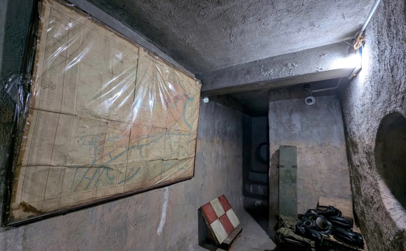 The secret basement once contained nearly 2 tons of weapons of Saigon Ranger. Photo: Anh Tu