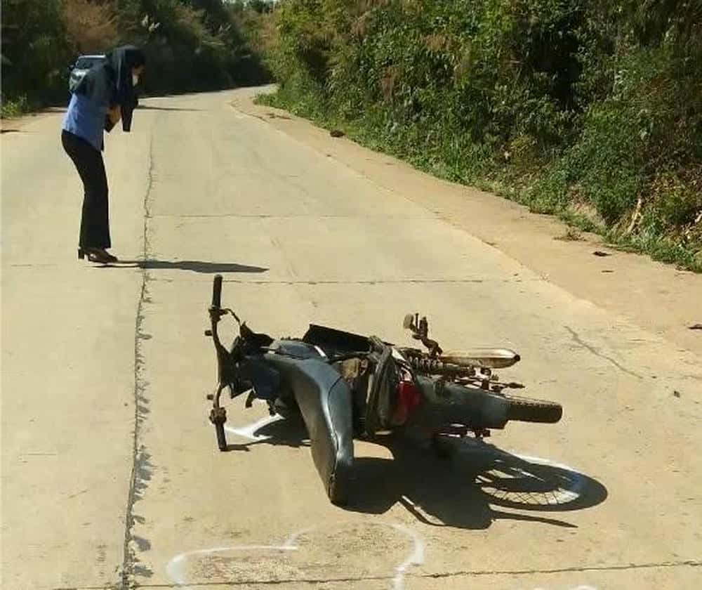 The scene of the accident. Photo: Police