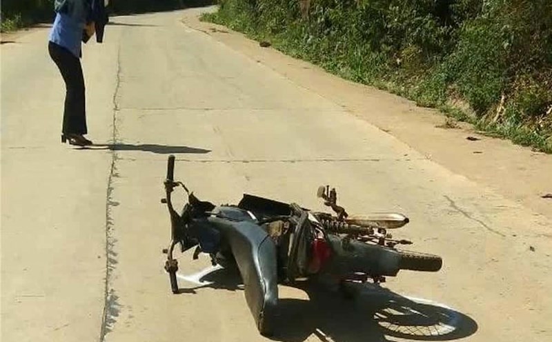 The scene of the accident. Photo: Police