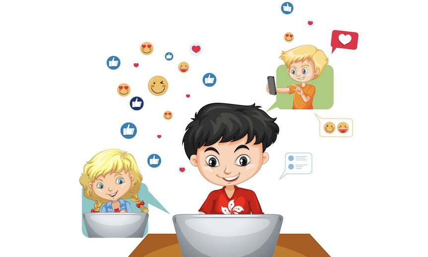 How to protect children under the influence of social networks. Graphic: Thuy Duong