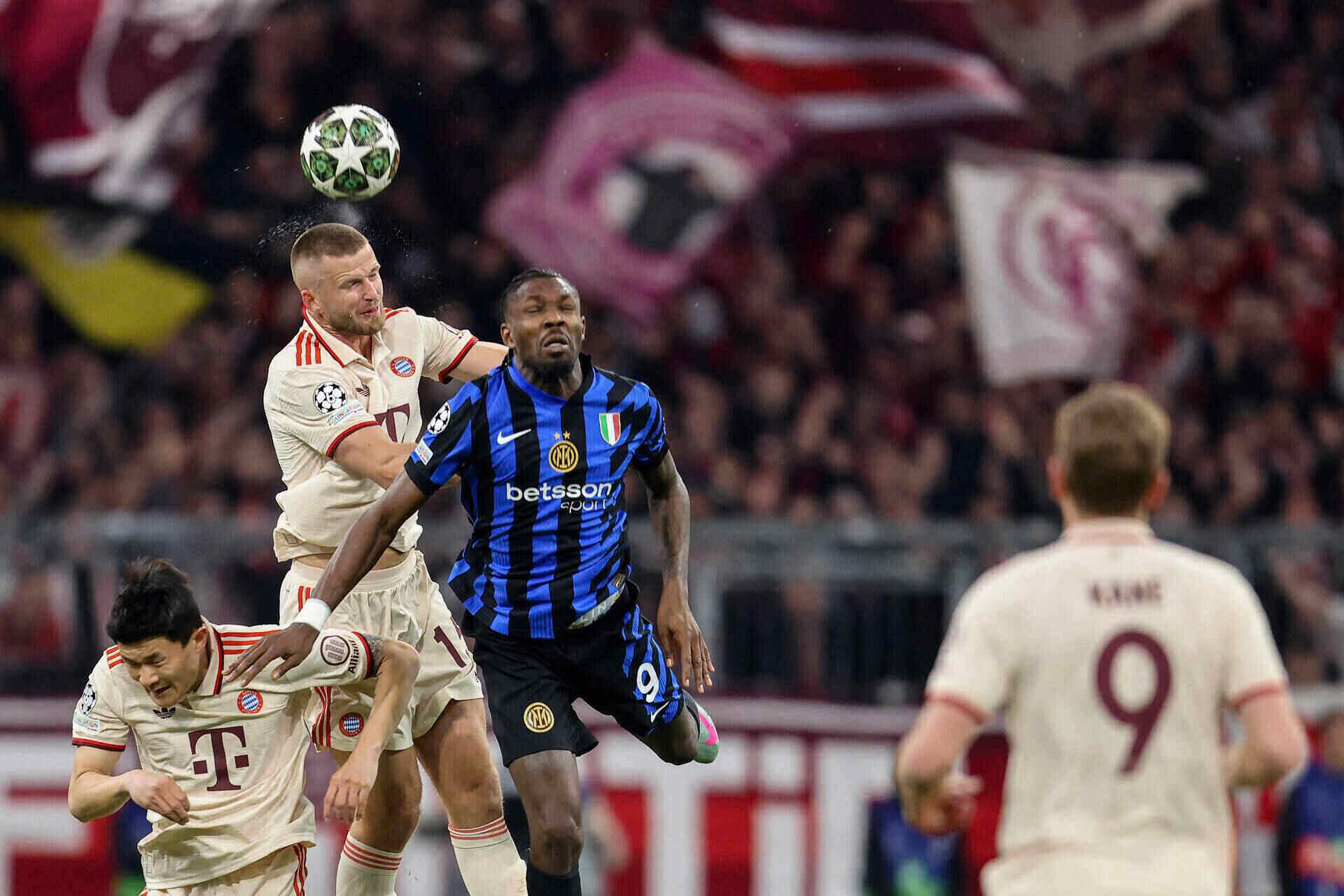 El Inter de Milan recibe al Bayern de Munich en su casa en la Liga de Campeones. Imagen de AFP