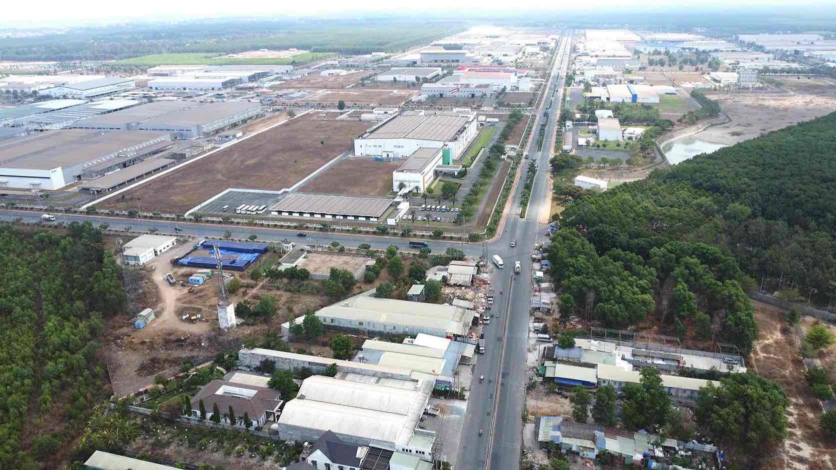 A corner of industrial park in Long Thanh district, Dong Nai. Photo: HAC