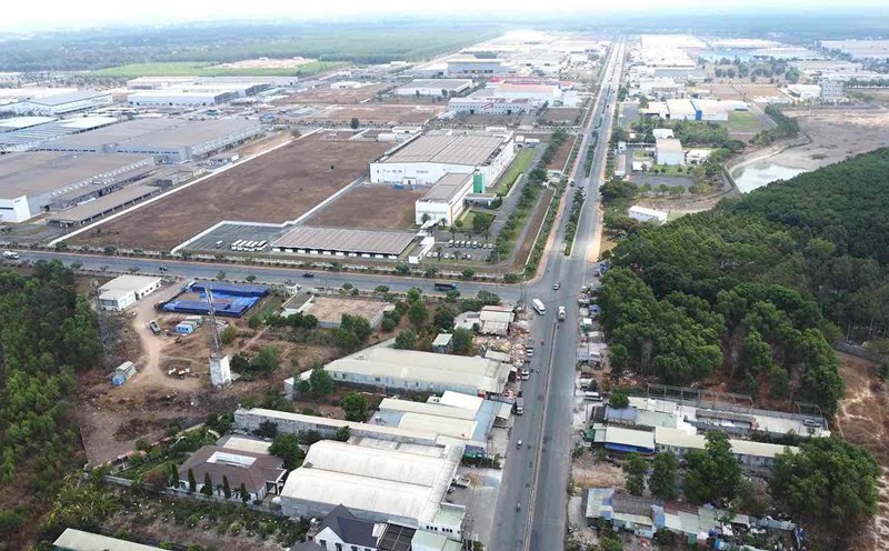 A corner of industrial park in Long Thanh district, Dong Nai. Photo: HAC