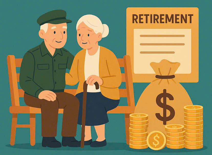 Proponer una pension preferencial para los que tienen salarios. Diseño por Hong Jiang