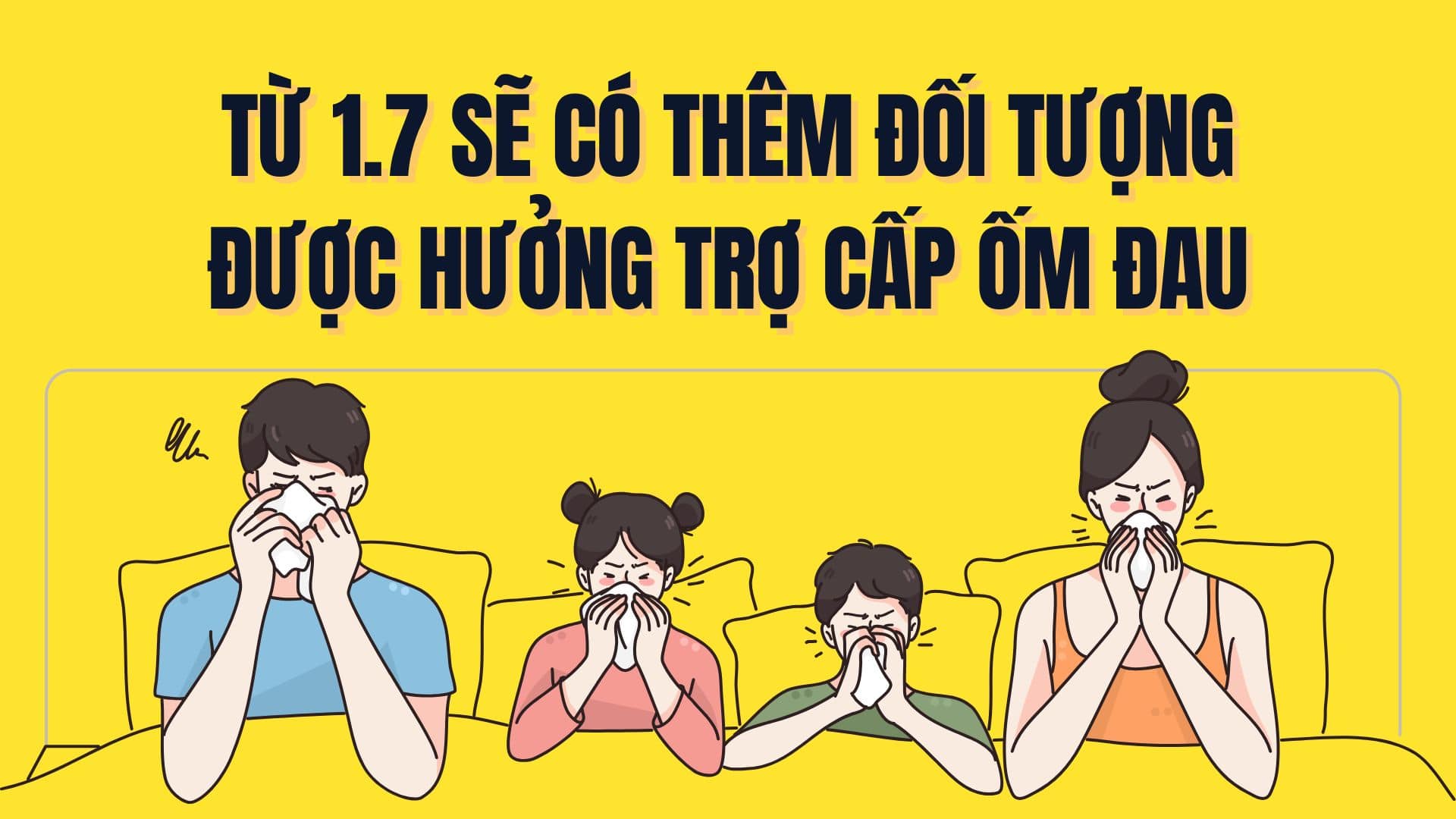 The Social Insurance Law 2024 has added more about subjects participating in compulsory social insurance who are entitled to sickness allowances. Graphics: Tra My