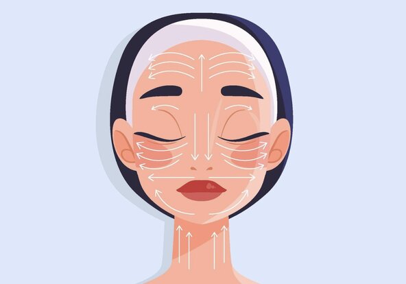 Cinco ejercicios sencillos en casa para mejorar la grasa facial. Diseñado por Thuy Duong