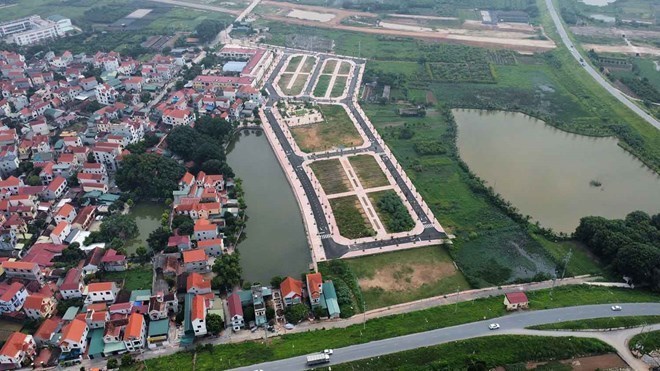 La ciudad asigno 9.300m2 de tierra al Comite Popular del Distrito de Thanh Oai para construir un preescolar. Obras de arte: Highlands