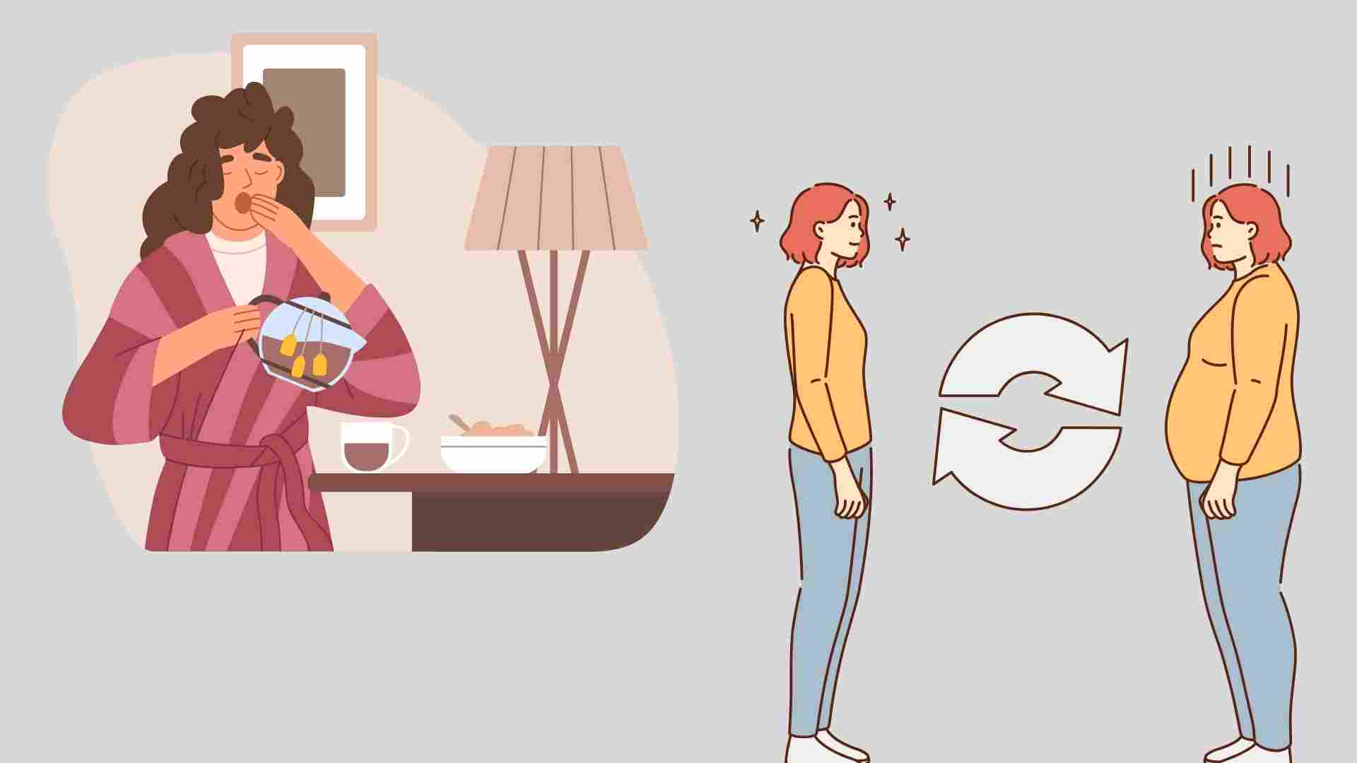 Insomnia is one of the signs of excess visceral fat. Graphics: Ha May