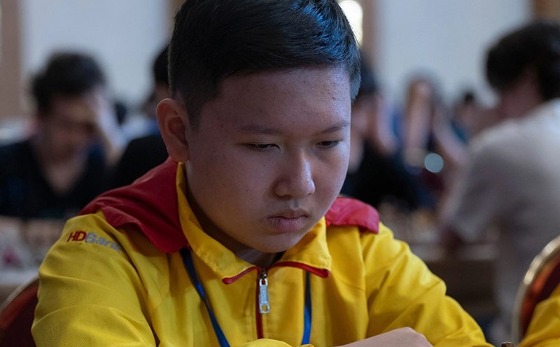 Nguyen Nam Kiet won the U14 Youth World Chess Championship in the rapid chess event. Photo: World Chess Federation
