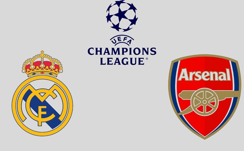 Real Madrid confronted Arsenal in the Champions League. Graphics: Van An