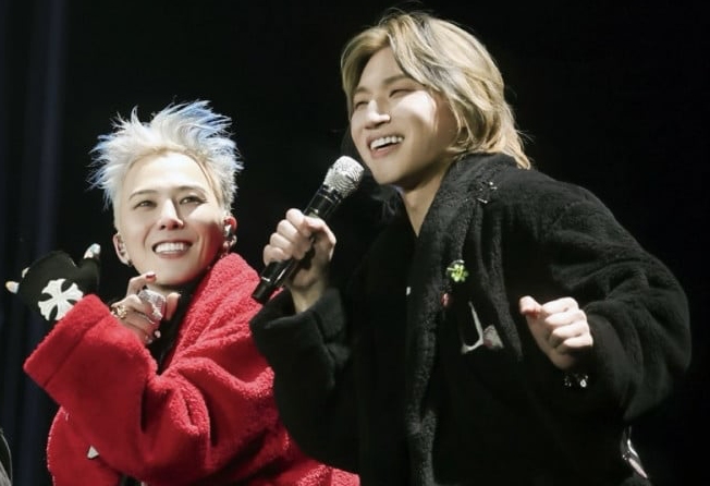 Daesung y G-Dragon. Imagen: Tomando una imagen de la pantalla.