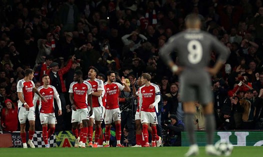 Arsenal đã dẫn 3-0 ở lượt đi và nắm lợi thế rất lớn. Ảnh: AFP