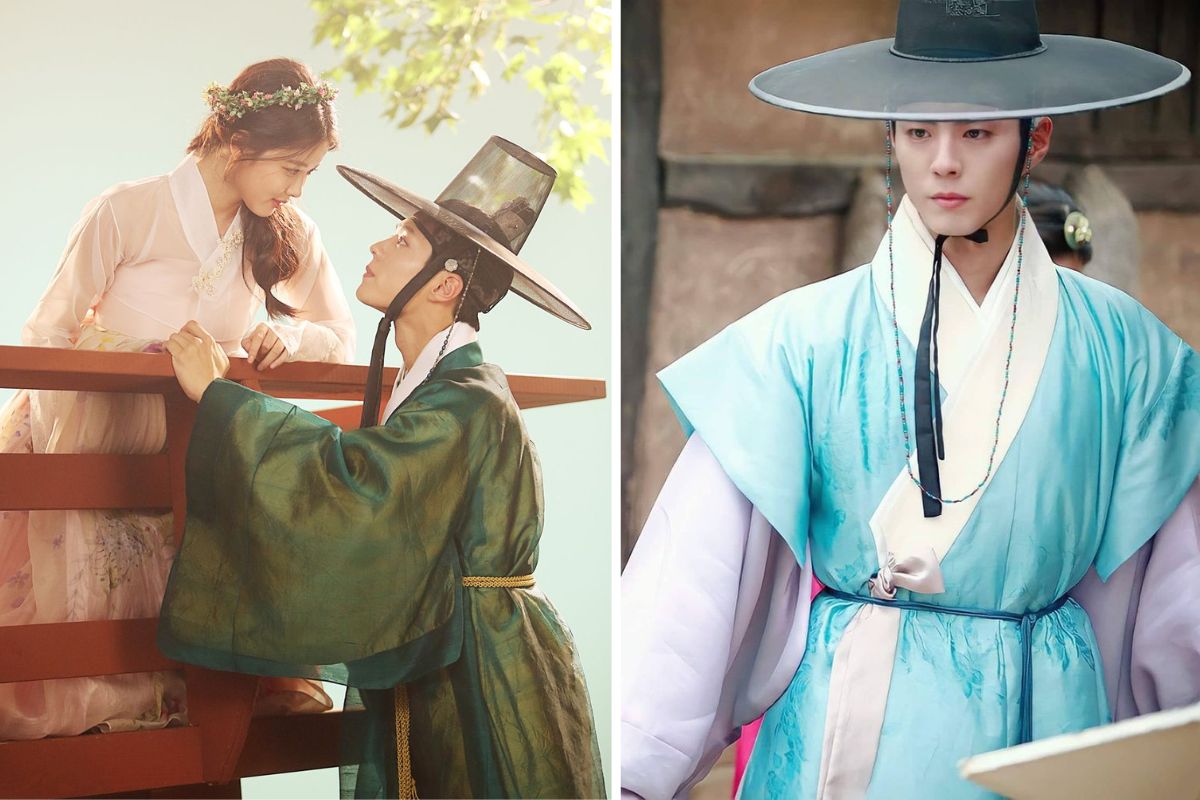 Park Bo Gum mac hanbok trong phim “May hoa anh trang“. Anh: Nha san xuat