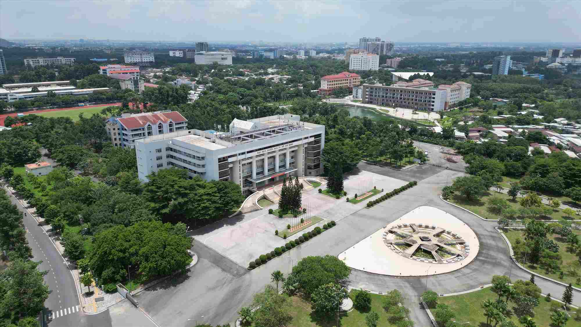 Ho Chi Minh City National University Headquarters.  Photo: Anh Tu