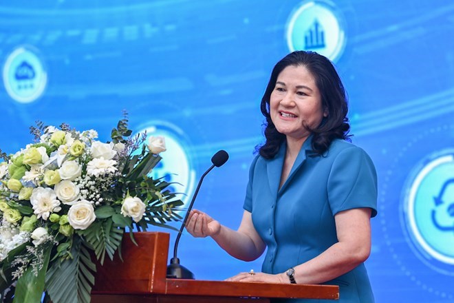 Deputy Minister of Home Affairs Nguyen Thi Ha. Photo: Manh Quan