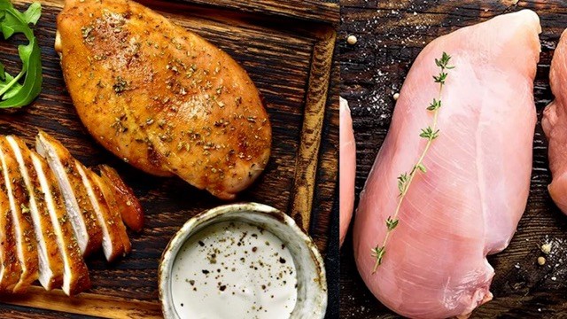 Taking advantage of a diet rich in protein and low in refined starch such as chicken breast can help reduce body fat. Photo: Nguyen Ly.