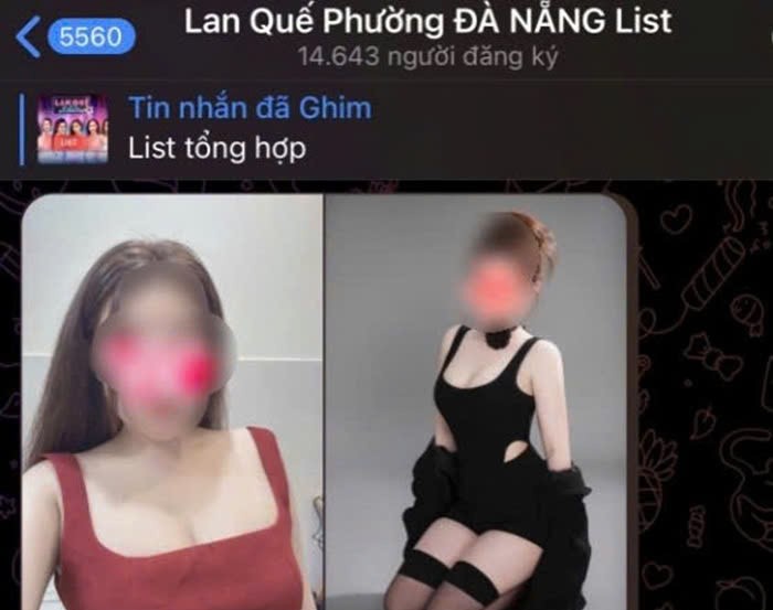 The network of closed chat groups called "Lan Que Ward Da Nang", "Lan Que ward chat". Screenshot