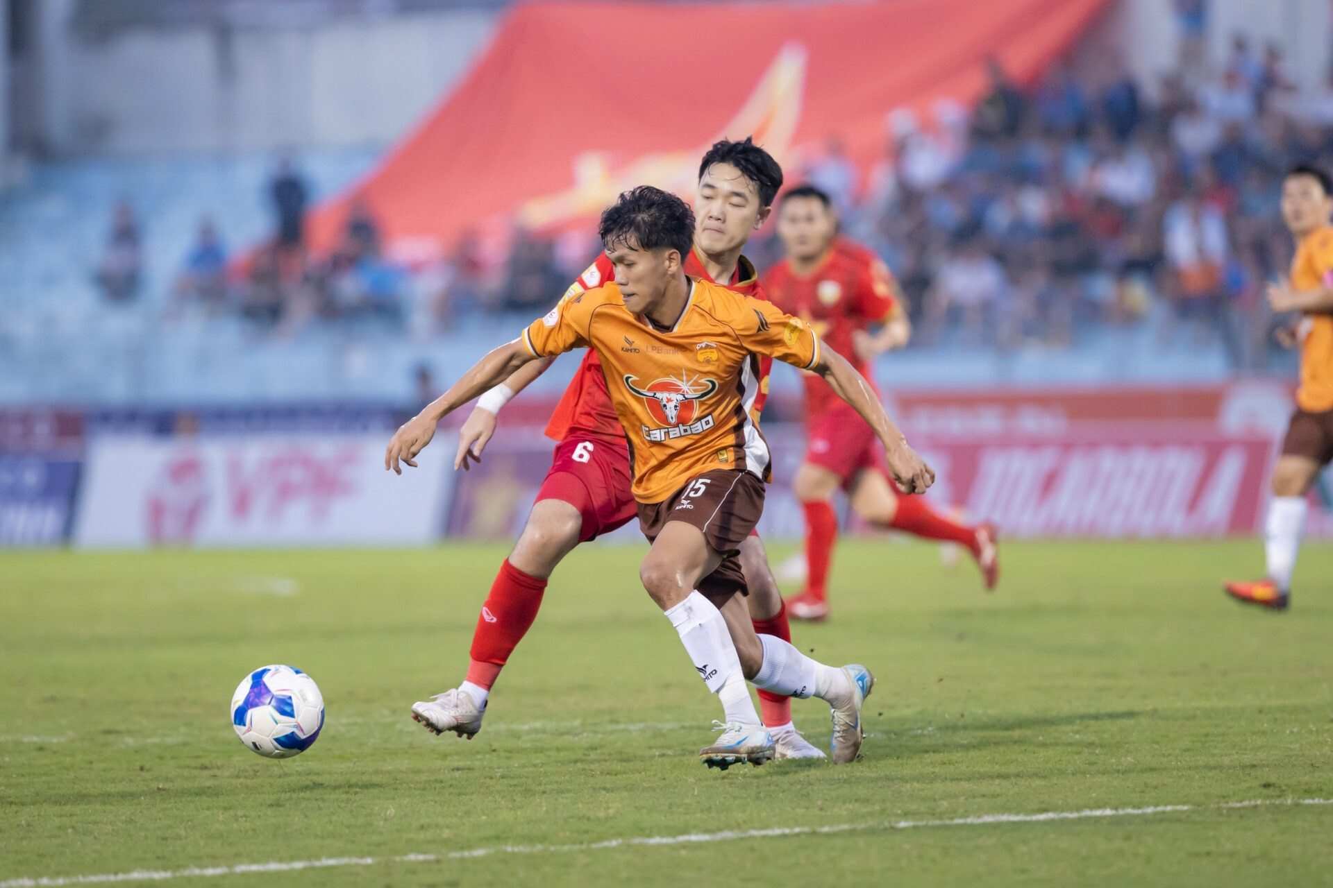 The match between Hoang Anh Gia Lai and Hong Linh Ha Tinh in V.League promises many dramas. Photo: VPF