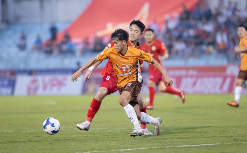 The match between Hoang Anh Gia Lai and Hong Linh Ha Tinh in V.League promises many dramas. Photo: VPF